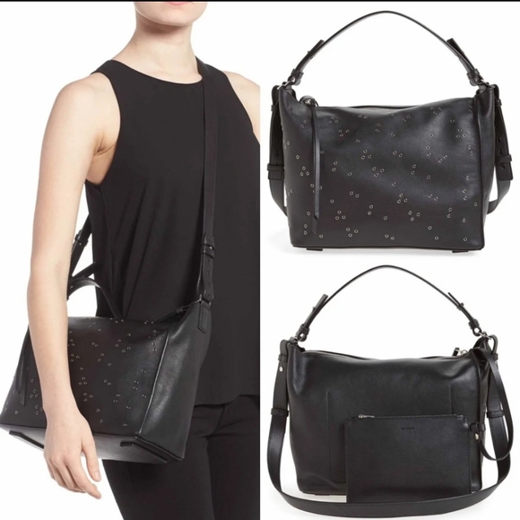 All Saints Junai Crossbody in Navy - Picture 2 of 15